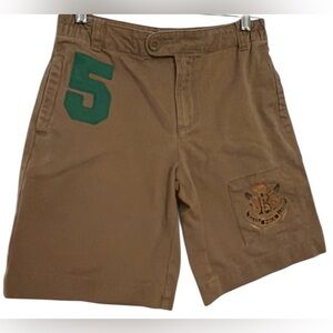Polo Ralph Lauren Khaki Shorts with Embroidery Detail (Kids)